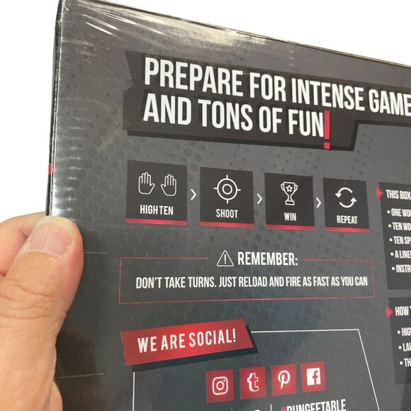 Bungee Table Wooden Fast-Paced Game Set With Elastic Bands Pucks SKU 9417 - Picture 5 of 10